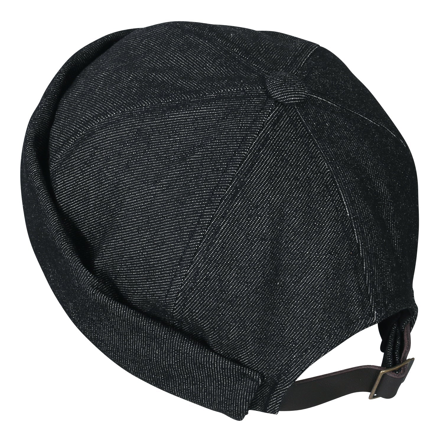 Howels Denim Cotton Short Beanie Strapback Casual Hat Soft Cap