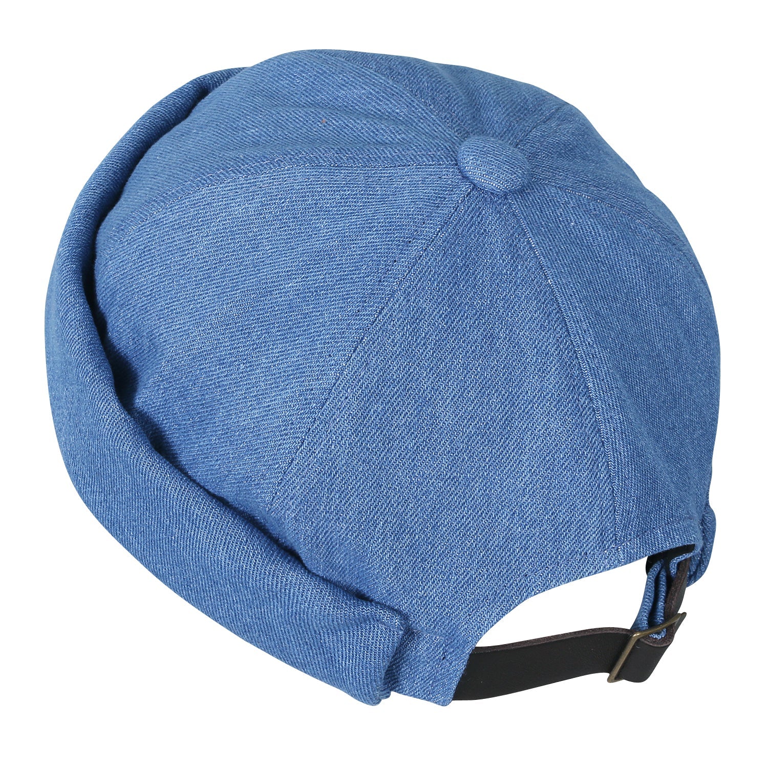 Howels Denim Cotton Short Beanie Strapback Casual Hat Soft Cap