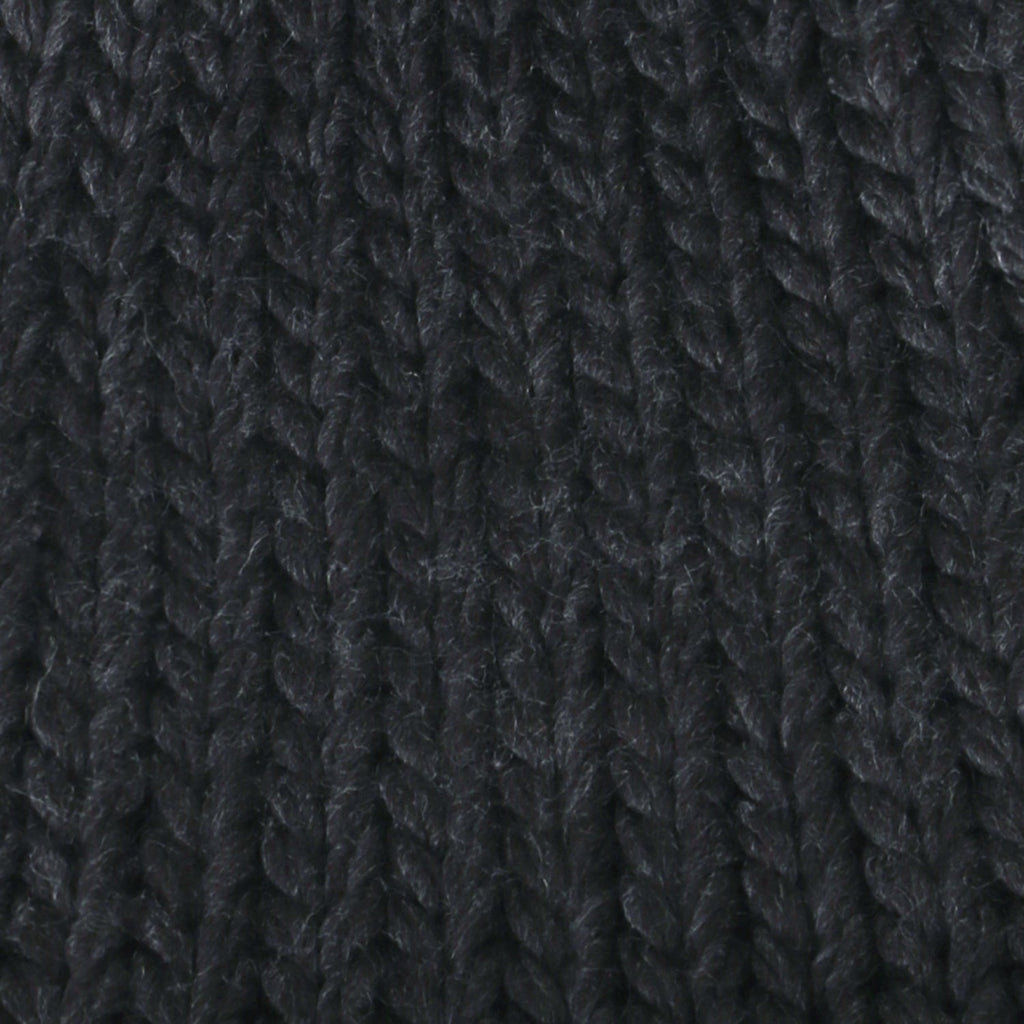 Solid Color Fold Over Long Pompom Beanie Winter Ribbed Knit Slouchy Hat