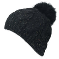 Mixed Color Slouchy Soft Beanie Pompom Ribbed Knit Skully Winter Hat