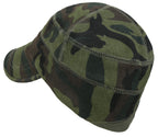 Military Camouflage Pattern Cotton Casual Flex Fit Work Cap Soft Hat