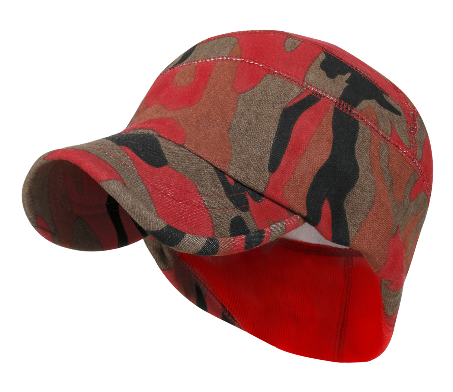 Military Camouflage Pattern Cotton Casual Flex Fit Work Cap Soft Hat