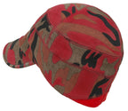 Military Camouflage Pattern Cotton Casual Flex Fit Work Cap Soft Hat