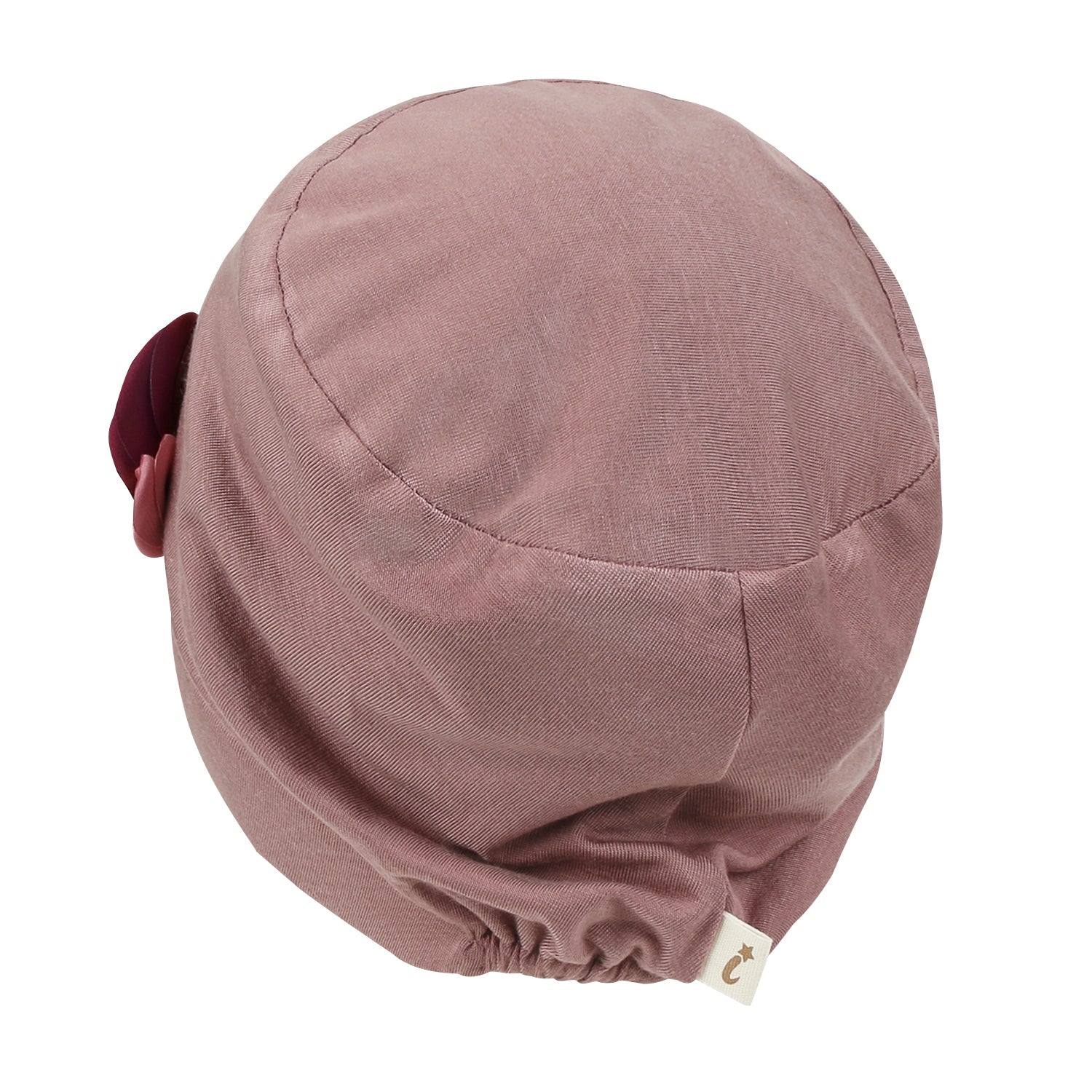 TENCEL™Lyocell Flower Trim Beanie Soft Touch Stretchable Classic Hat