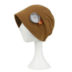 TENCEL™Lyocell Flower Trim Beanie Soft Touch Stretchable Classic Hat