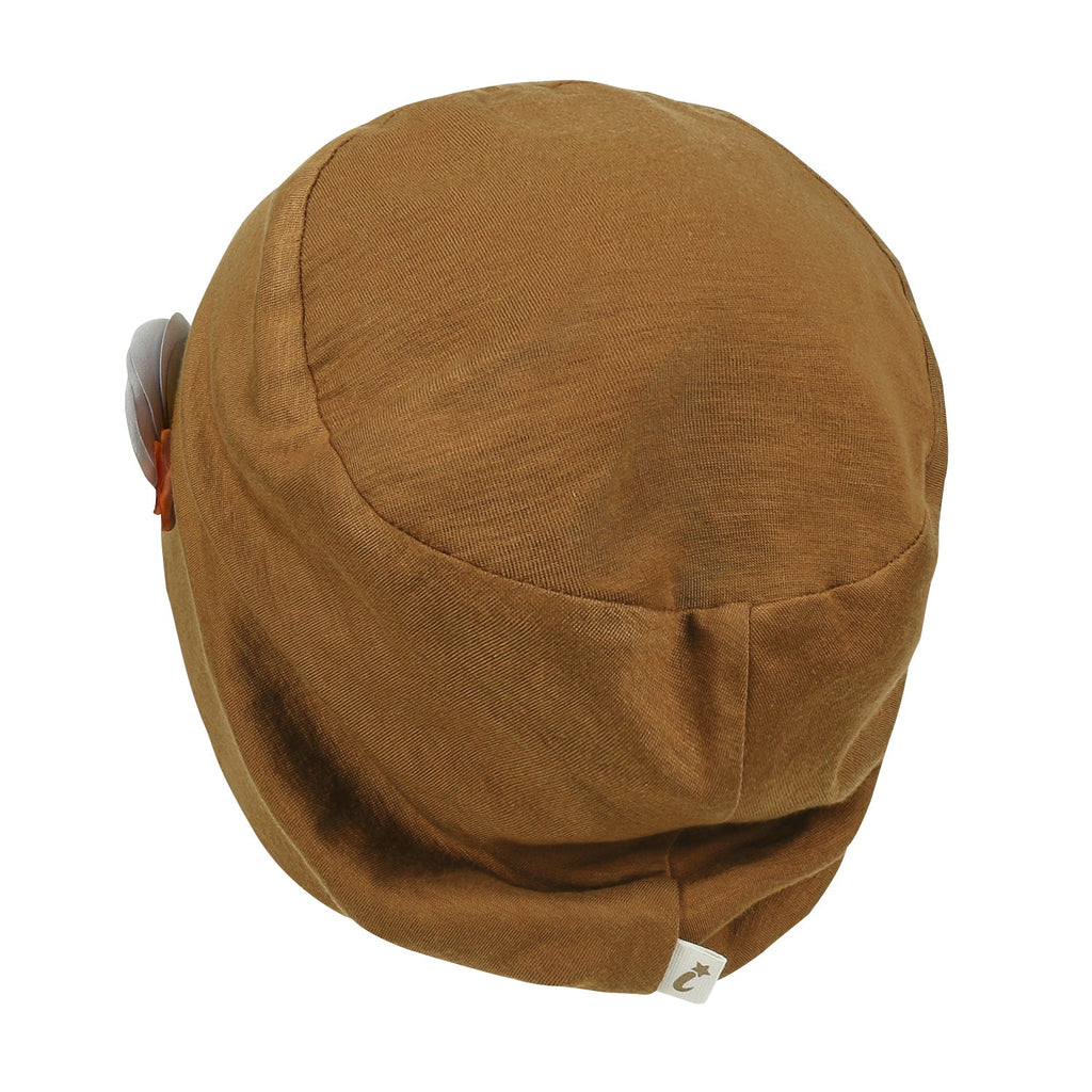 TENCEL™Lyocell Flower Trim Beanie Soft Touch Stretchable Classic Hat