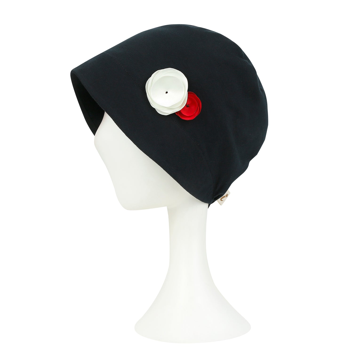 TENCEL™Lyocell Flower Trim Beanie Soft Touch Stretchable Classic Hat