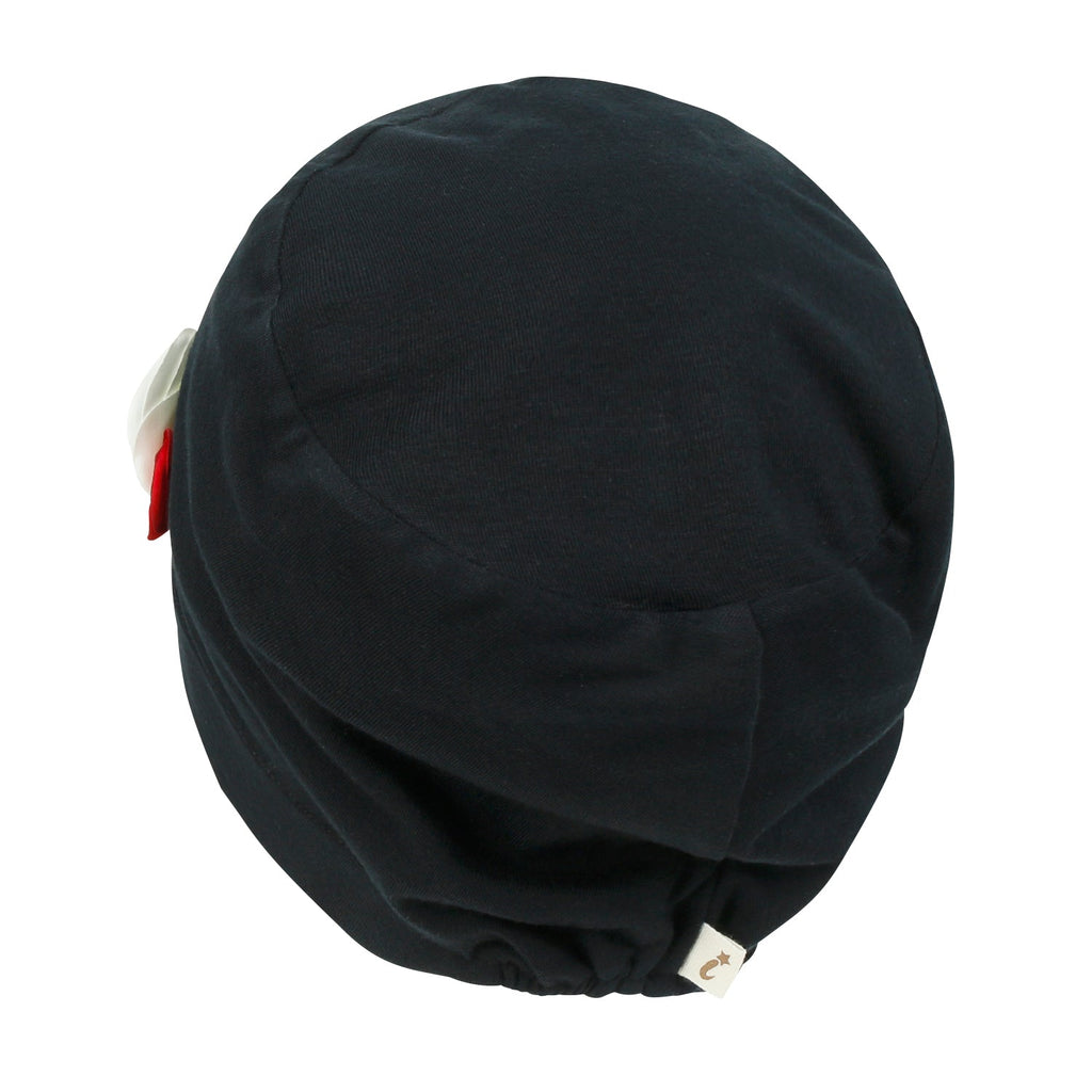 TENCEL™Lyocell Flower Trim Beanie Soft Touch Stretchable Classic Hat