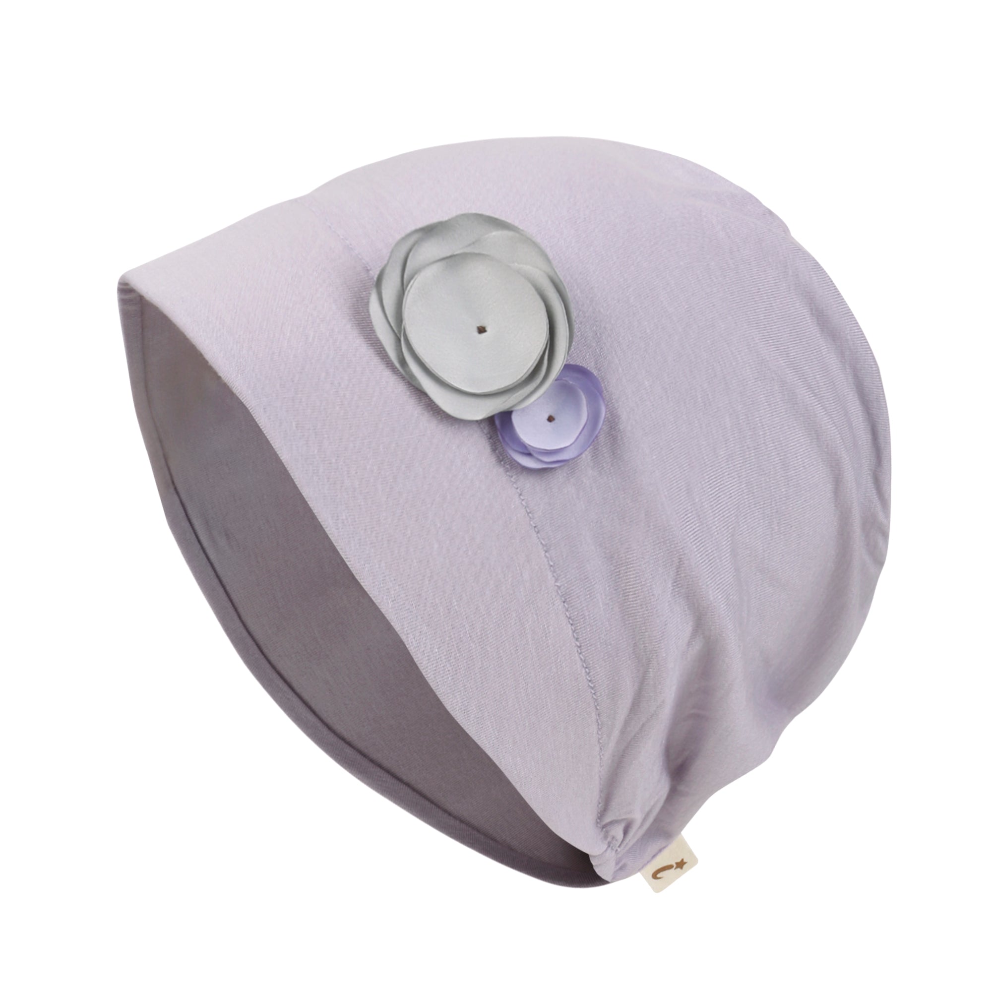 TENCEL™Lyocell Flower Trim Beanie Soft Touch Stretchable Classic Hat