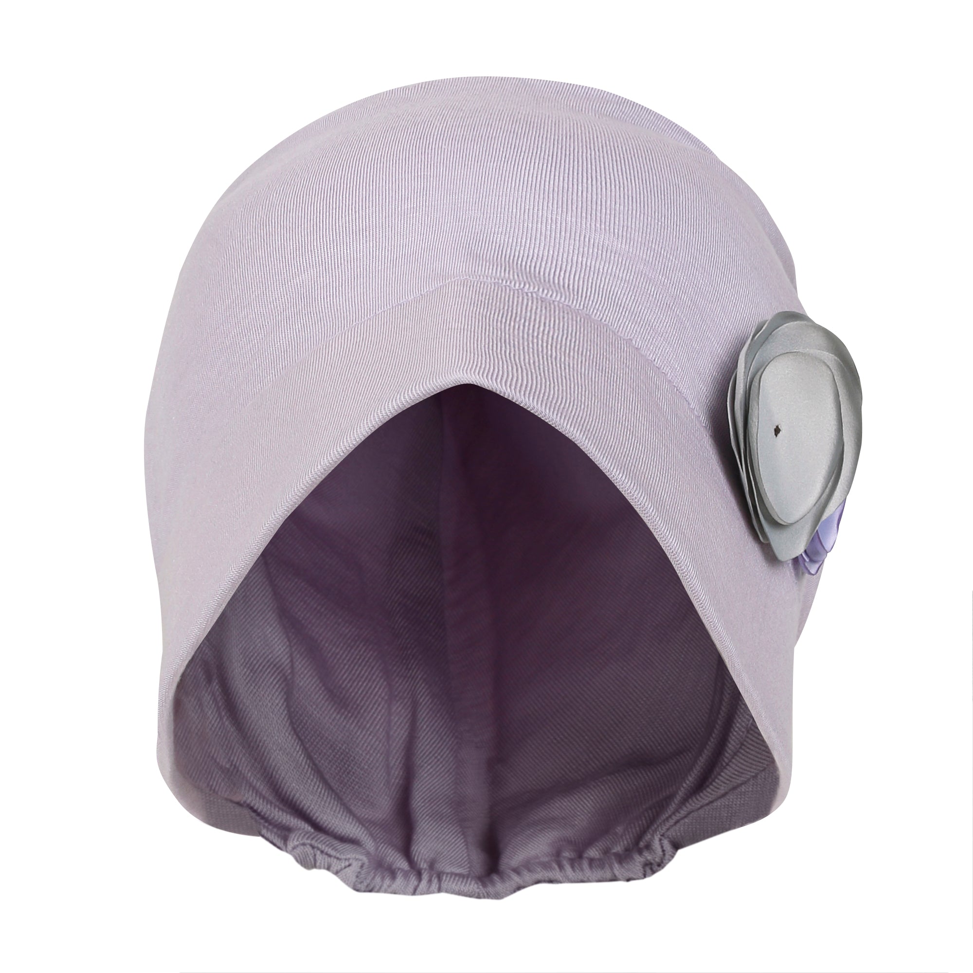 TENCEL™Lyocell Flower Trim Beanie Soft Touch Stretchable Classic Hat