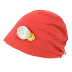 TENCEL™Lyocell Flower Trim Beanie Soft Touch Stretchable Classic Hat