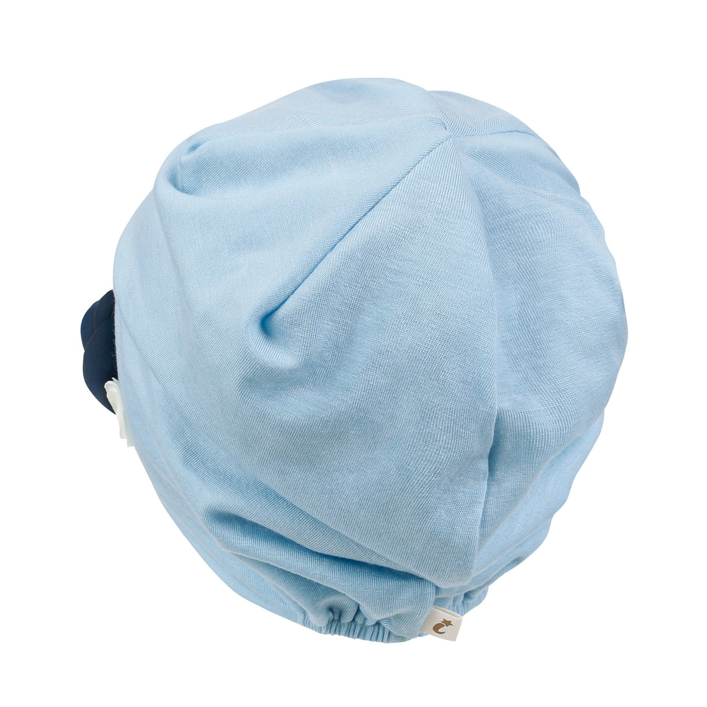 TENCEL™Lyocell Flower Trim Beanie Ultra Soft Stretchable Head Cover Hat