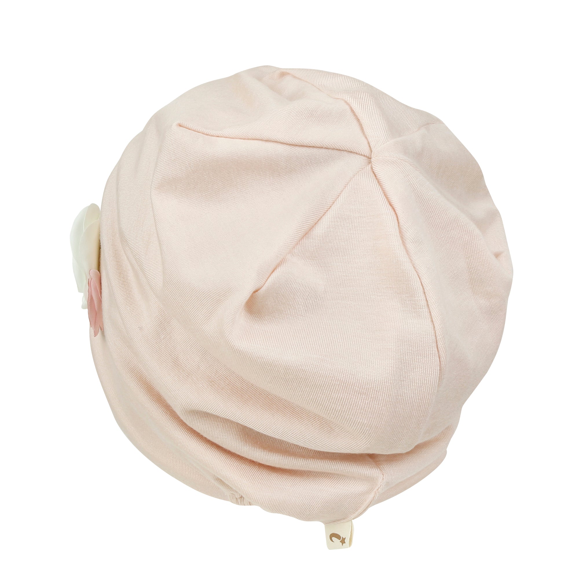 TENCEL™Lyocell Flower Trim Beanie Ultra Soft Stretchable Head Cover Hat