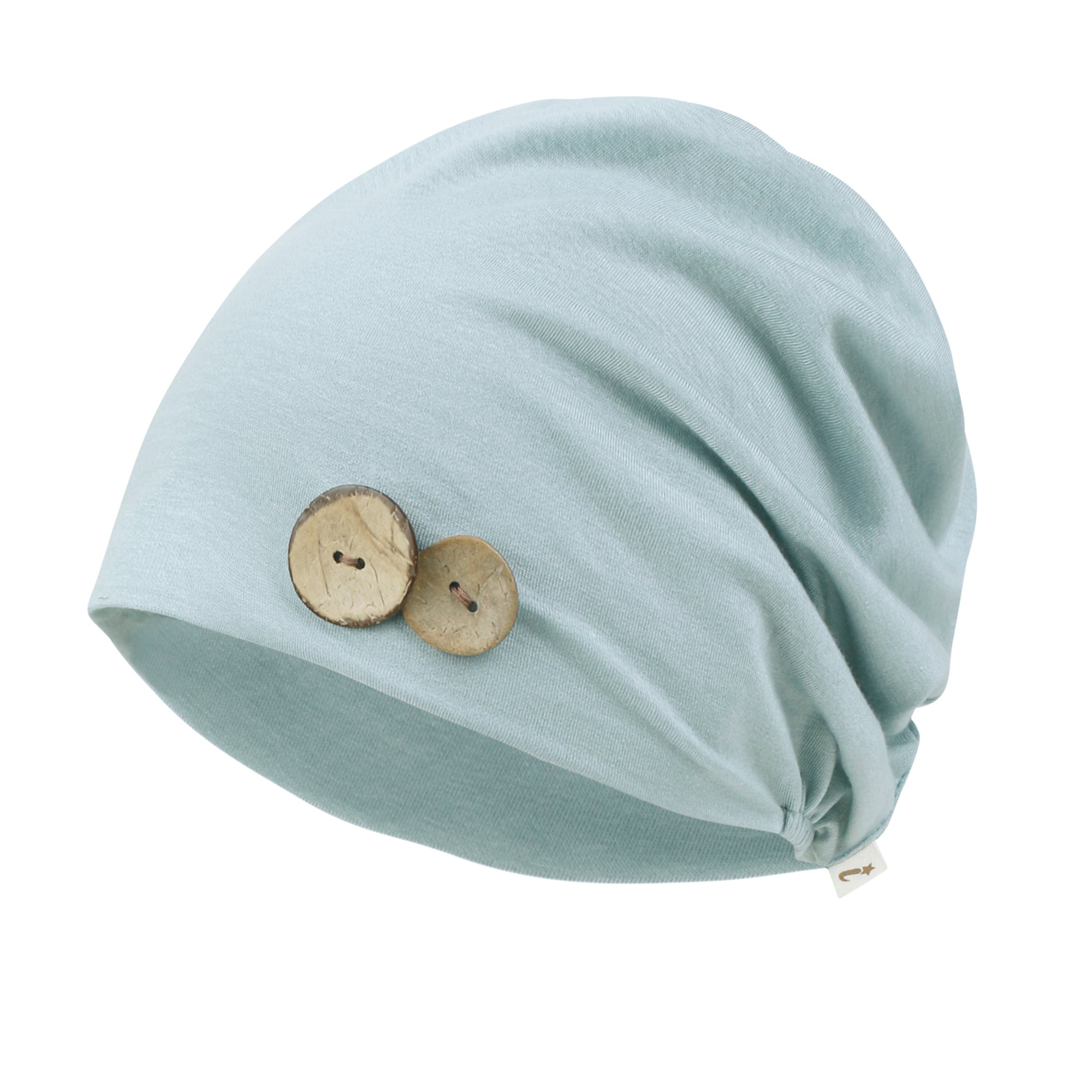 TENCEL™Lyocell Flower Trim Beanie Ultra Soft Stretchable Head Cover Hat