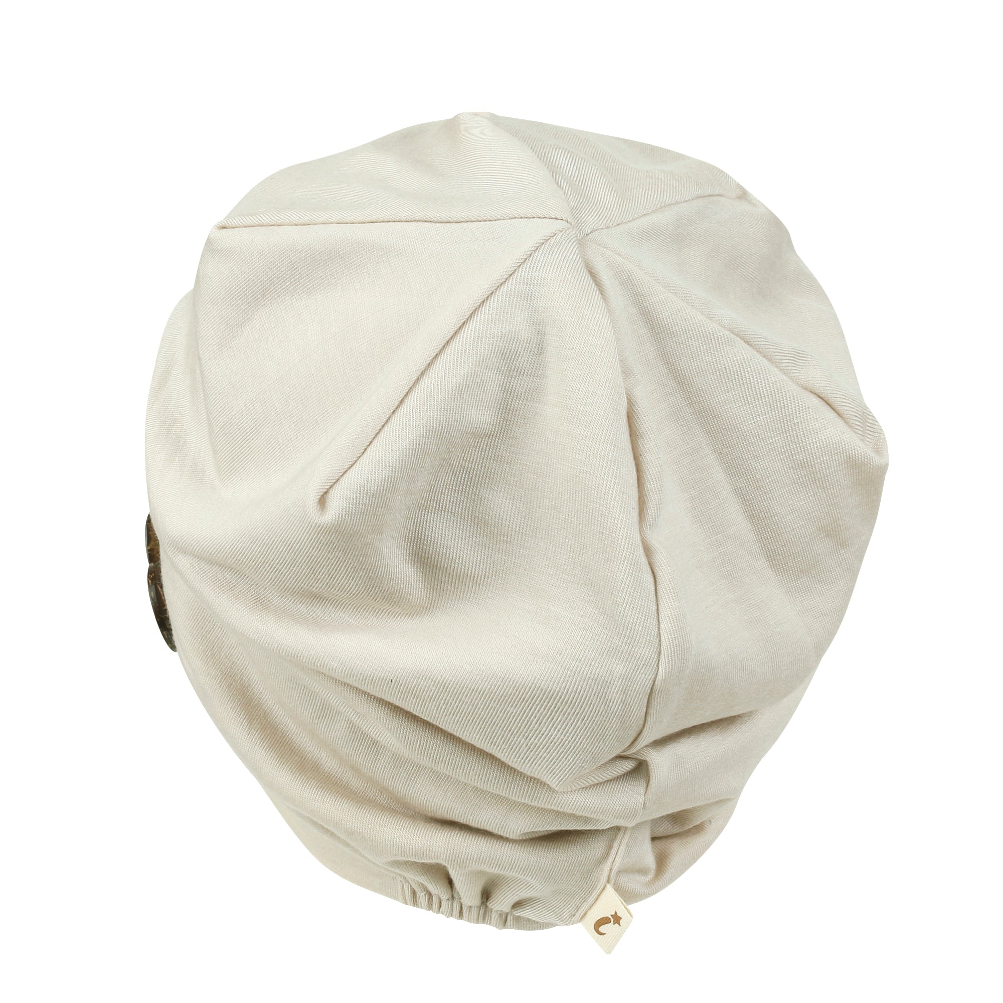 TENCEL™Lyocell Flower Trim Beanie Ultra Soft Stretchable Head Cover Hat