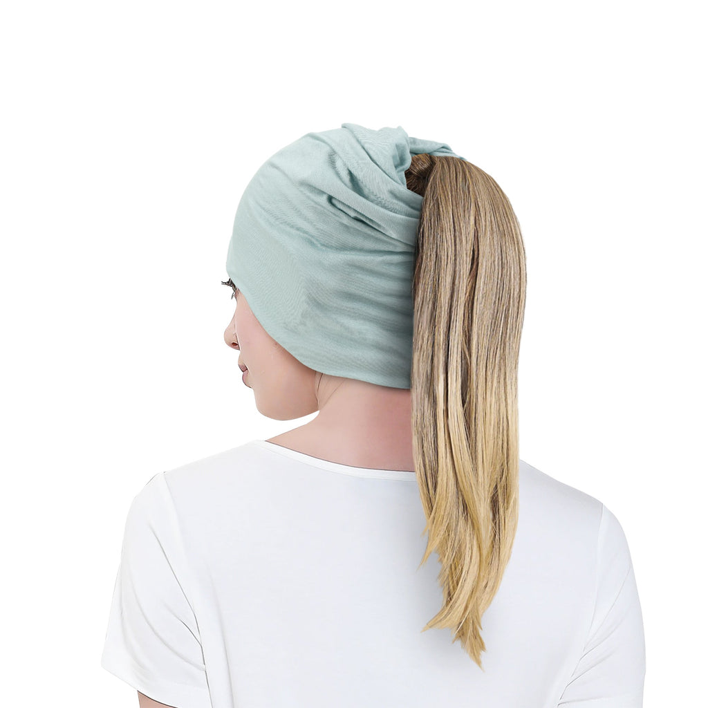 TENCEL™Lyocell 3-Way Beanie Ultra Soft Stretchable Head Cover Chemo Hat