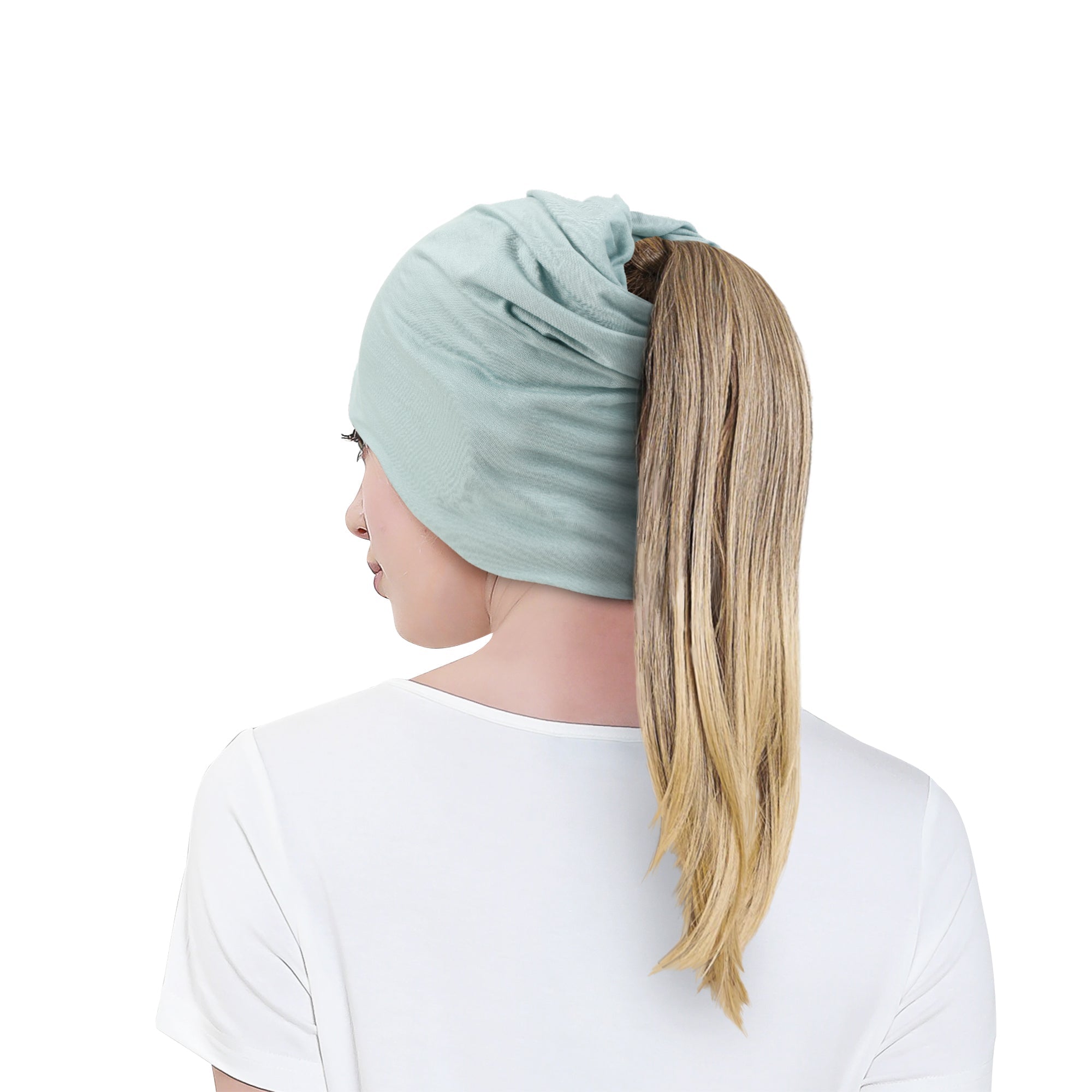 TENCEL™Lyocell 3-Way Beanie Ultra Soft Stretchable Head Cover Chemo Hat