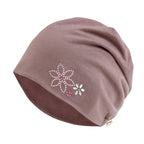 TENCEL™Lyocell Rhinestone Chemo Beanie Ultra Soft Head Cover Sleep Hat