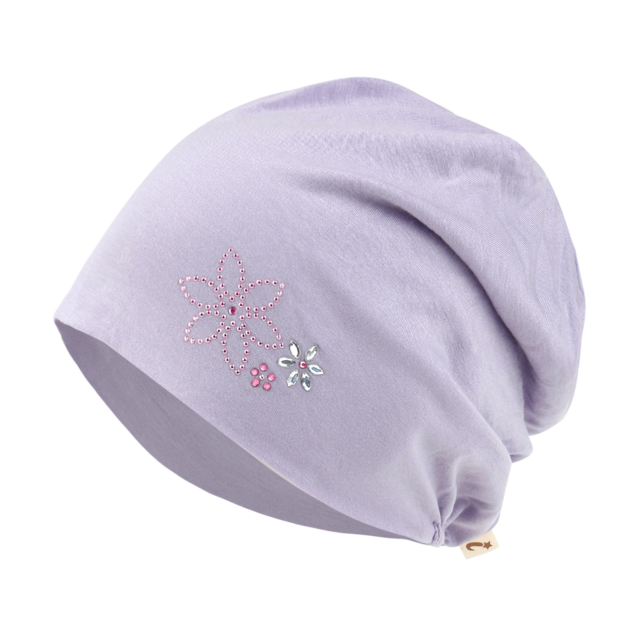 TENCEL™Lyocell Rhinestone Chemo Beanie Ultra Soft Head Cover Sleep Hat