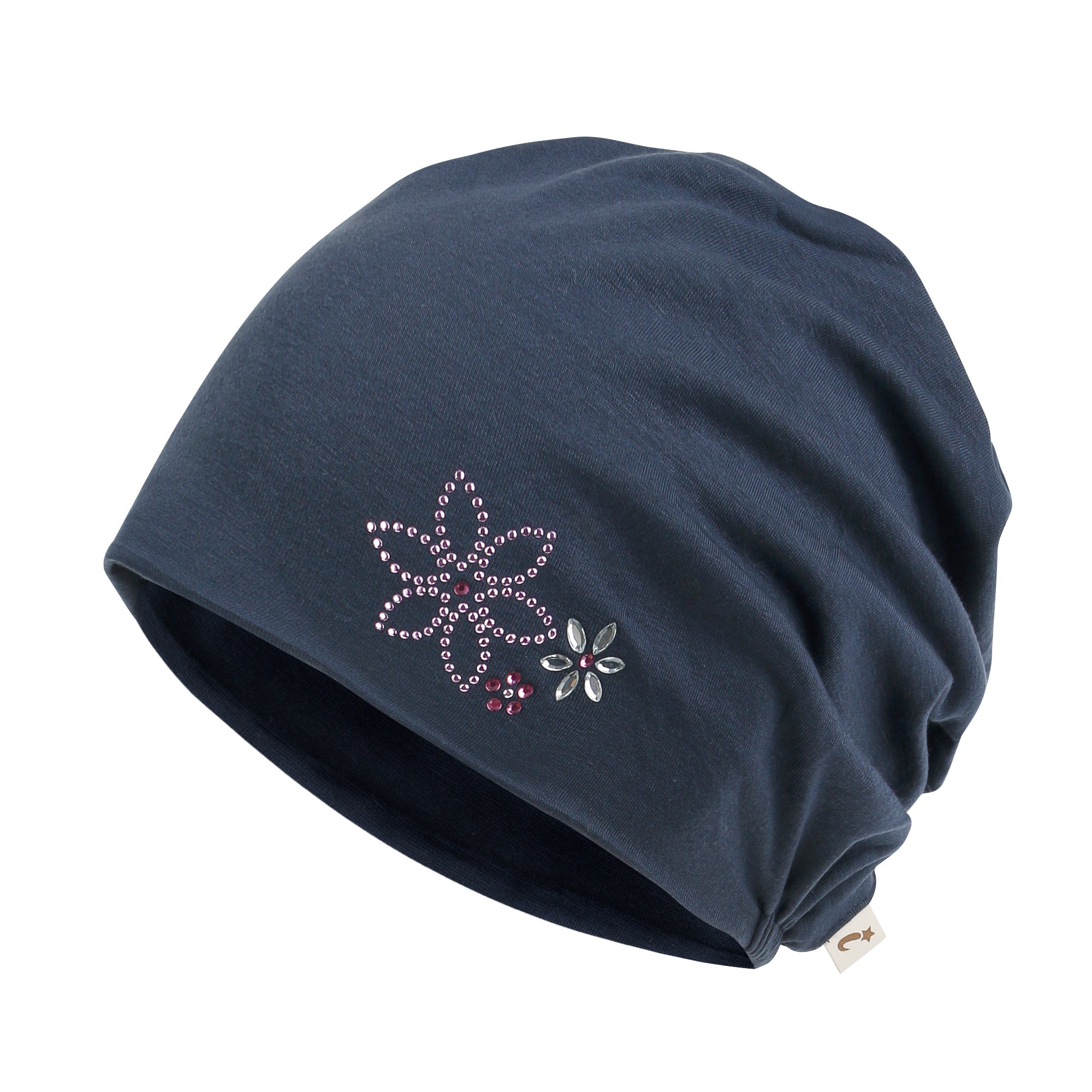 TENCEL™Lyocell Rhinestone Chemo Beanie Ultra Soft Head Cover Sleep Hat
