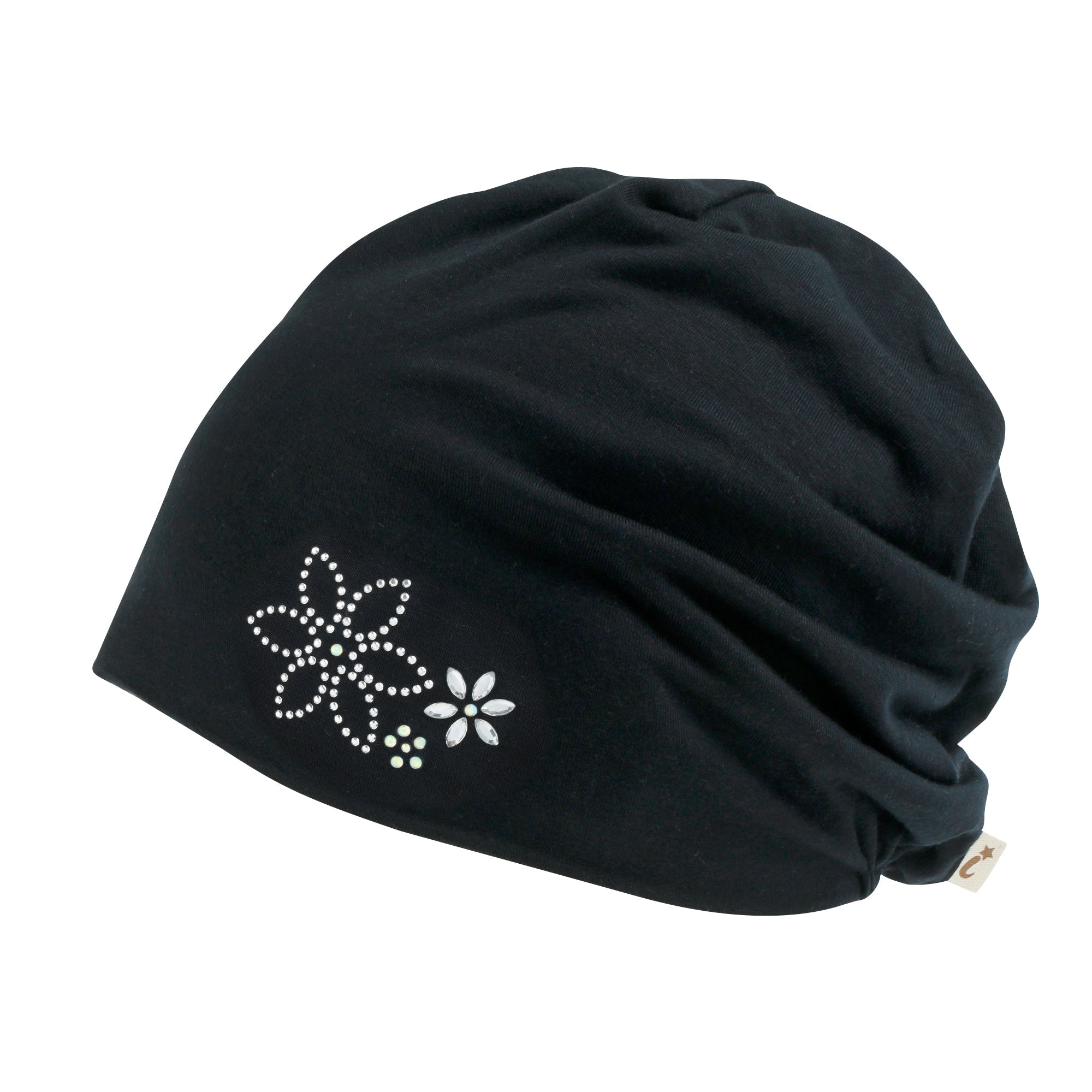 TENCEL™Lyocell Rhinestone Chemo Beanie Ultra Soft Head Cover Sleep Hat