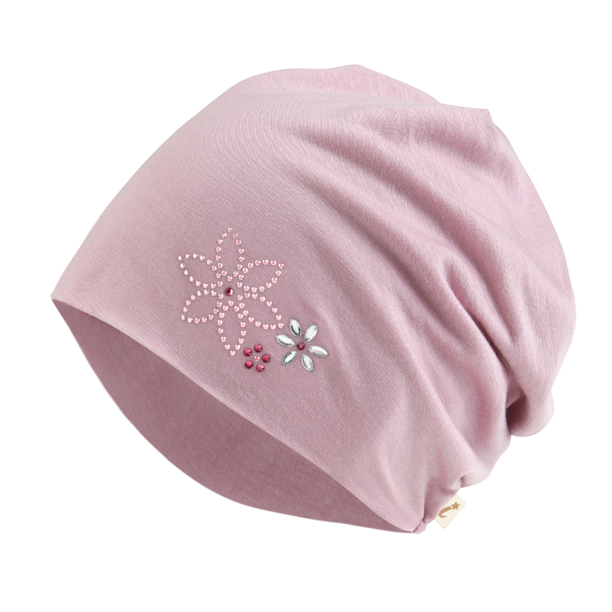 TENCEL™Lyocell Rhinestone Chemo Beanie Ultra Soft Head Cover Sleep Hat