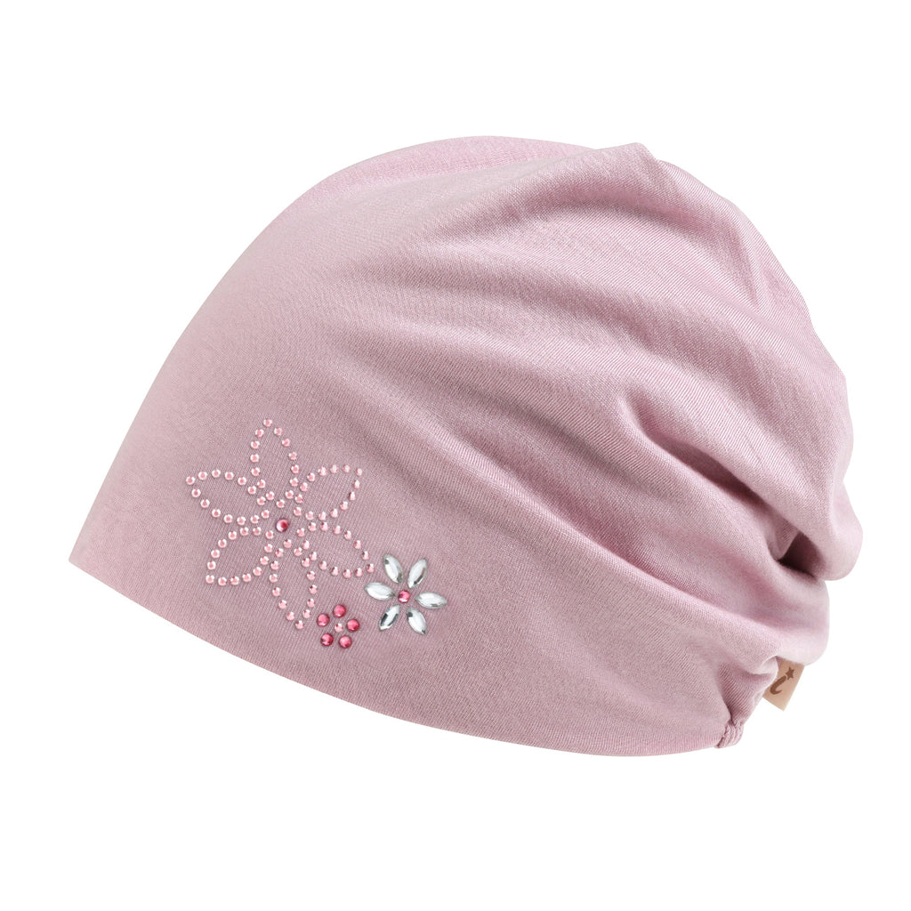 TENCEL™Lyocell Rhinestone Chemo Beanie Ultra Soft Head Cover Sleep Hat