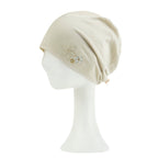 TENCEL™Lyocell Rhinestone Chemo Beanie Ultra Soft Head Cover Sleep Hat