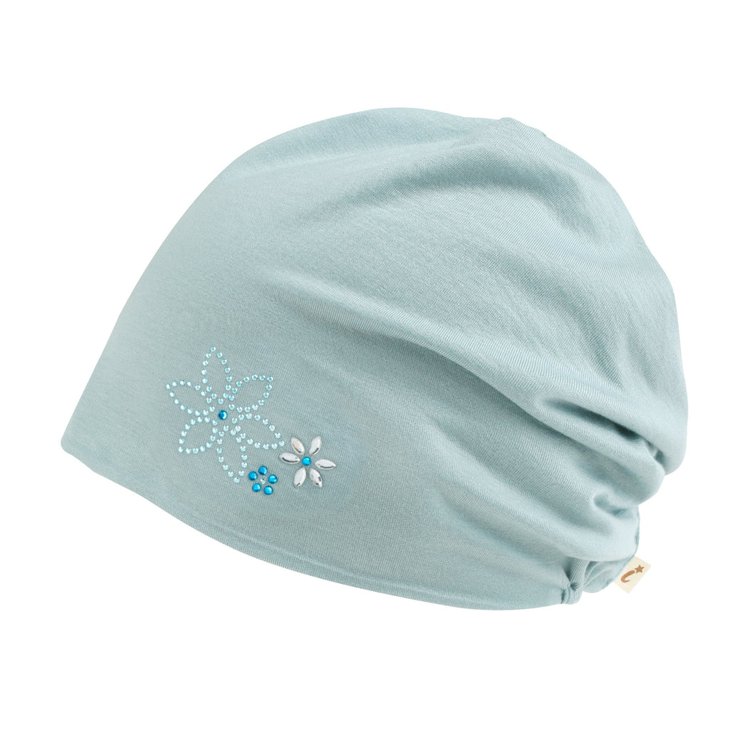 TENCEL™Lyocell Rhinestone Chemo Beanie Ultra Soft Head Cover Sleep Hat