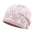 Tencel Lyocell Lace Covered Chemo Beanie Soft Head Cover Sleep Hat