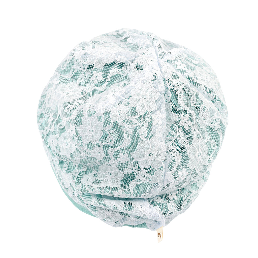Tencel Lyocell Lace Covered Chemo Beanie Soft Head Cover Sleep Hat