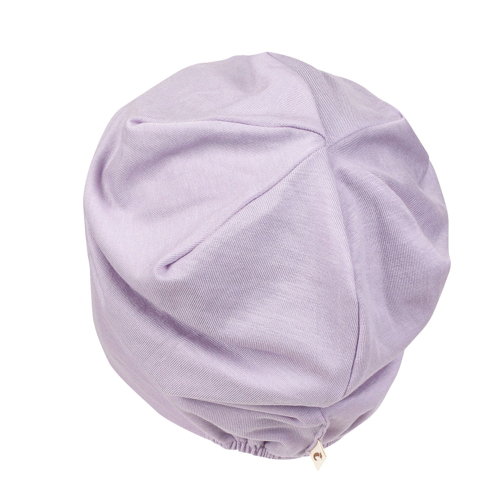 Tencel Lyocell Ribbon Spangle Motif Chemo Beanie Soft Smooth Sleep Hat