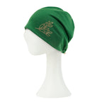 Tencel Lyocell Leaves Rhinestone Chemo Beanie Ultra Soft Head Sleep Hat