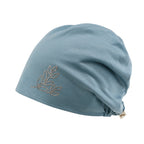 Tencel Lyocell Leaves Rhinestone Chemo Beanie Ultra Soft Head Sleep Hat