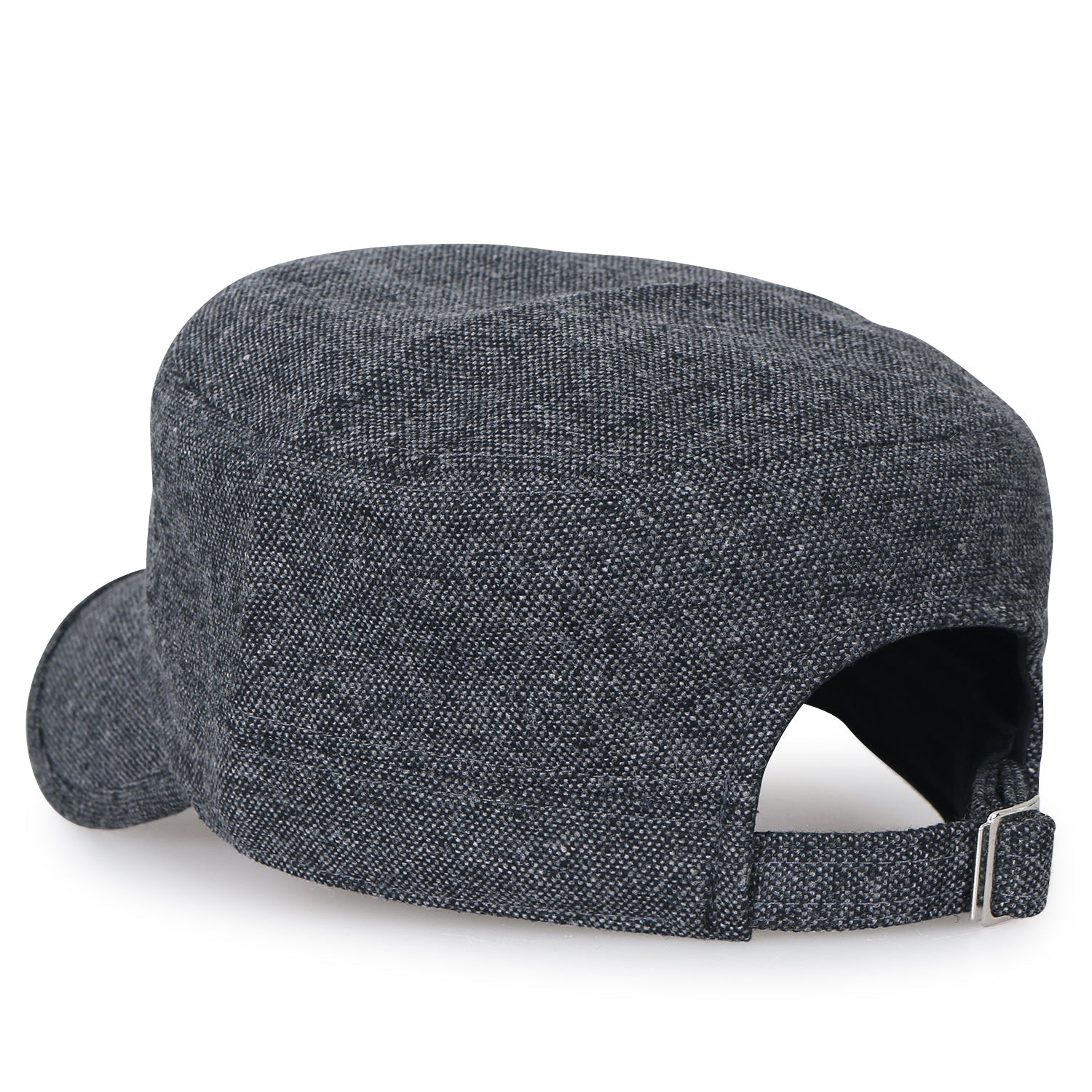 Large Size Solid Color Military Army Hat Wool-blend Vintage Cadet Cap