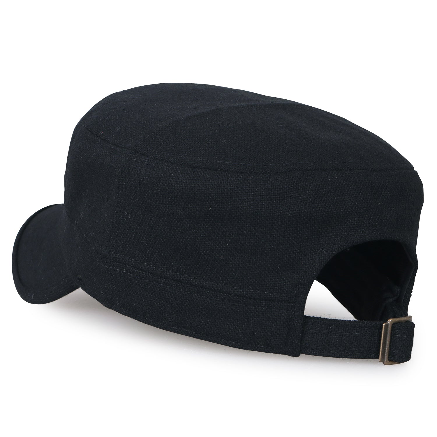 Large Size Solid Color Military Army Hat Wool-blend Vintage Cadet Cap