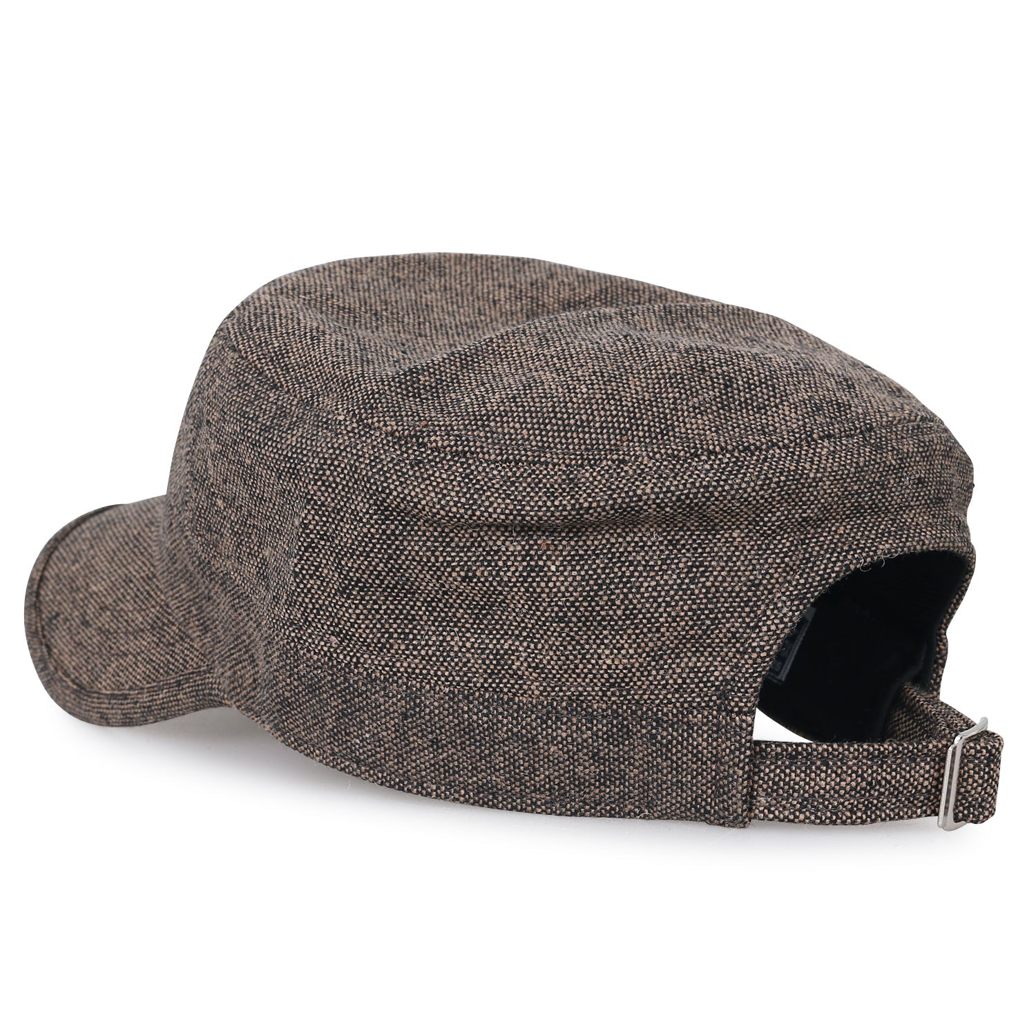 Large Size Solid Color Military Army Hat Wool-blend Vintage Cadet Cap