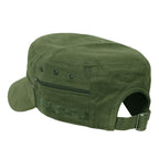 Solid Color Military Army Hat Soft Cotton Adjustable Strap Cadet Cap