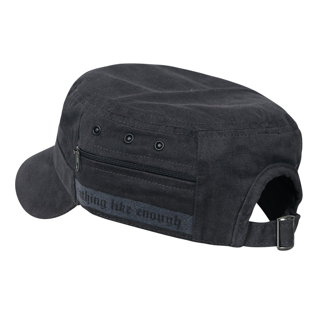 Solid Color Military Army Hat Soft Cotton Adjustable Strap Cadet Cap