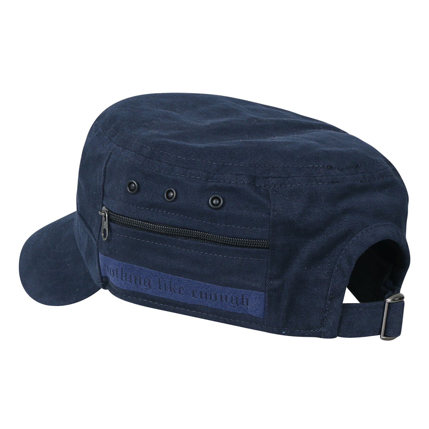 Solid Color Military Army Hat Soft Cotton Adjustable Strap Cadet Cap