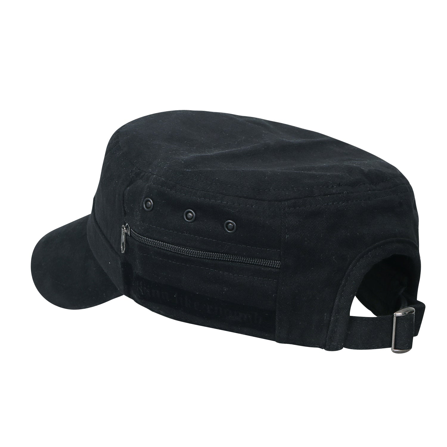 Solid Color Military Army Hat Soft Cotton Adjustable Strap Cadet Cap
