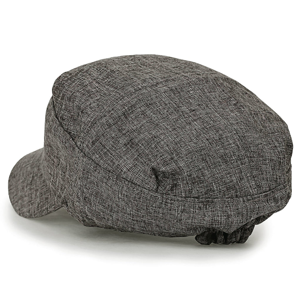 Mixed Color Military Army Hat Casual Front Tuck Cotton Cadet Cap