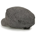 Mixed Color Military Army Hat Casual Front Tuck Cotton Cadet Cap