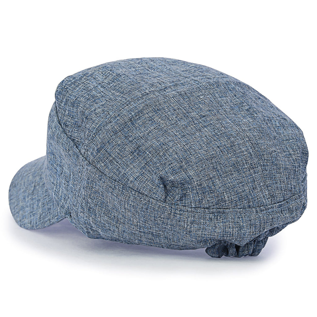 Mixed Color Military Army Hat Casual Front Tuck Cotton Cadet Cap