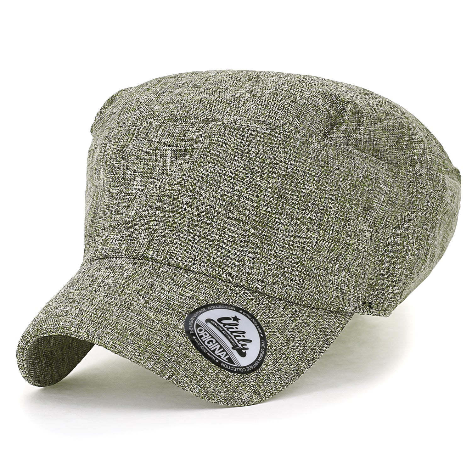 Mixed Color Military Army Hat Casual Front Tuck Cotton Cadet Cap