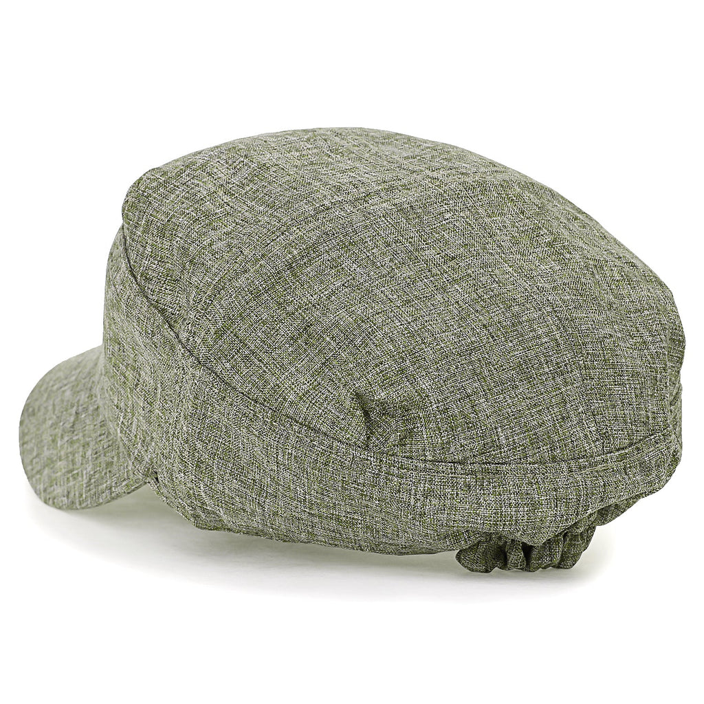 Mixed Color Military Army Hat Casual Front Tuck Cotton Cadet Cap