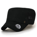 Solid Color Mesh XL Military Army Hat Contrast Seam Cadet Cap