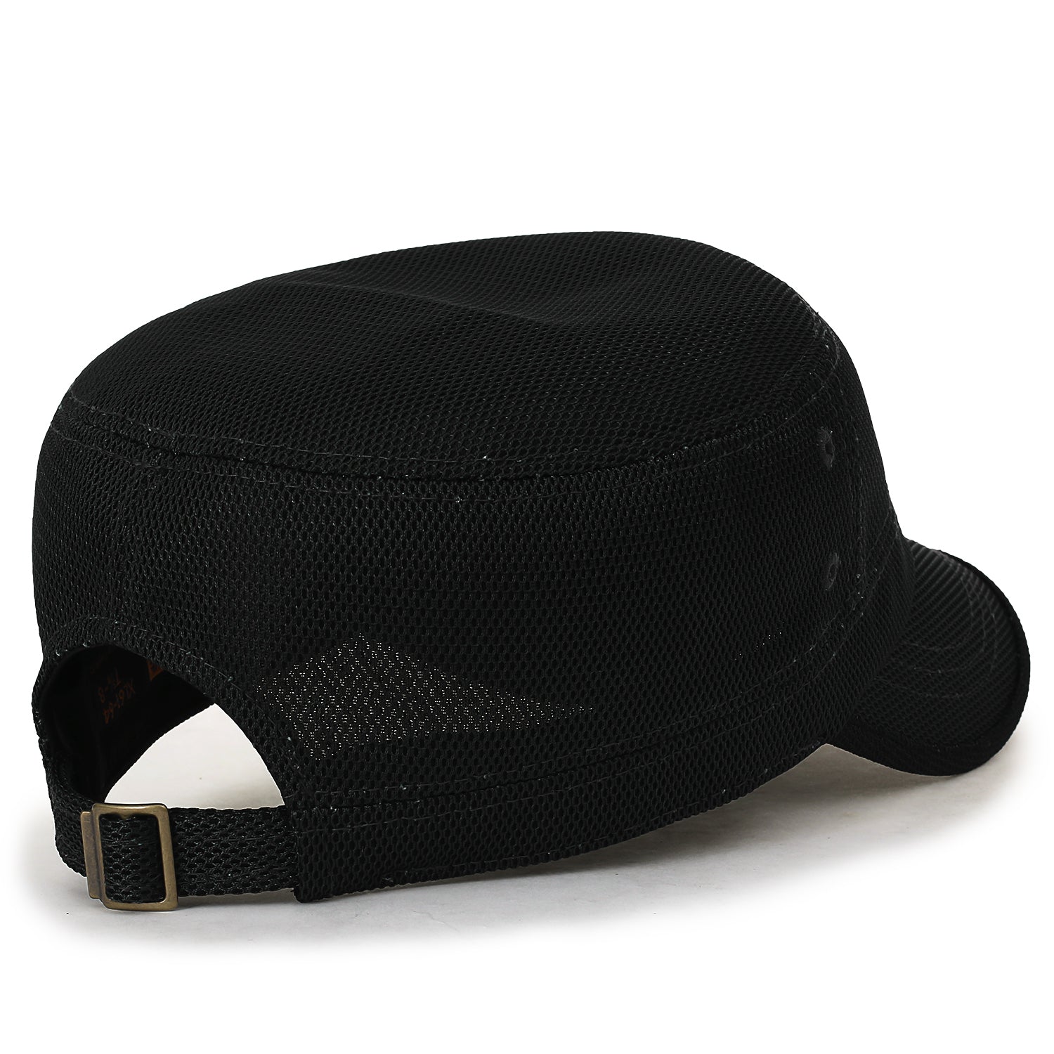 Solid Color Mesh XL Military Army Hat Contrast Seam Cadet Cap