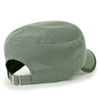 Solid Color Mesh XL Military Army Hat Contrast Seam Cadet Cap