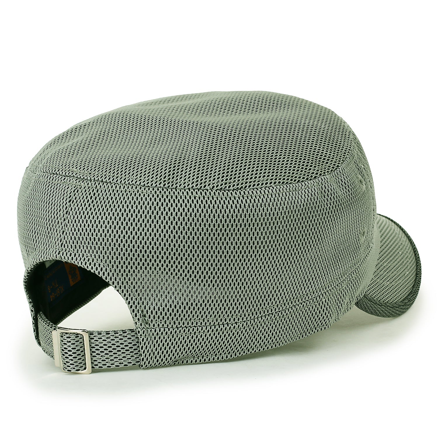 Solid Color Mesh XL Military Army Hat Contrast Seam Cadet Cap